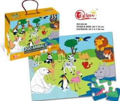 Sale Puzzle dans le zoo 35 pièces Puzzles