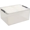 Sale Q - line boîte de rangement 120 L transparent Boîtes En Plastique