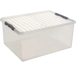 Sale Q - line boîte de rangement 120 L transparent Boîtes En Plastique
