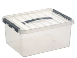 Clearance Q - line boîte de rangement 15 L transparent Boîtes En Plastique