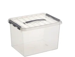 Sale Q - line boîte de rangement 22 L transparent Boîtes En Plastique