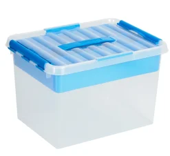 Sale Q - line multibox 22 L bleu Boîtes En Plastique