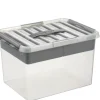 Sale Q - line multibox 22 L transparent Boîtes En Plastique