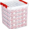 Hot Q-line Boîte de rangement de Noël 38L+Tray Boîtes En Plastique