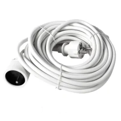 Outlet Rallonge 10 m blanc 3 x 1,5 mm 16 A Rallonges Et Adaptateurs
