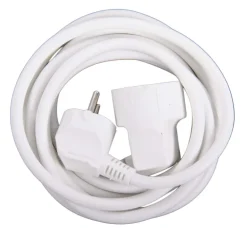 Outlet Rallonge 3 m blanc 3 x 1,5 mm 16 A Rallonges Et Adaptateurs