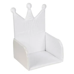 Discount Reducteur chaise couronne blanc Chaises Hautes Et Coussin