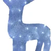 Clearance Renne blanc LED 49x13x36 cm Statues, Figurines Et Maisons|Décoration Lumineuse