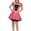 Discount Robe à pois rouge Minnie Mouse - Taille 36/38 Déguisements Adultes