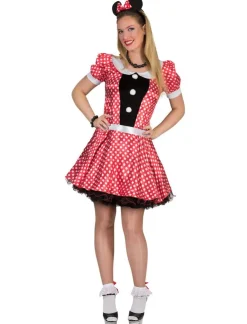 Discount Robe à pois rouge Minnie Mouse - Taille 36/38 Déguisements Adultes