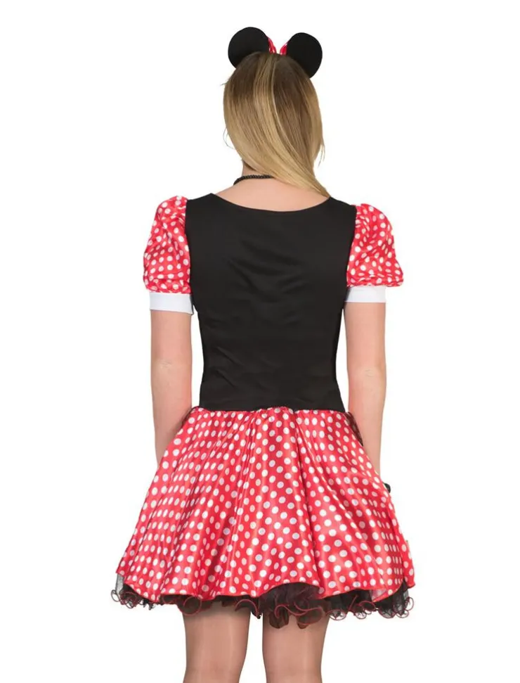 Outlet Robe à pois rouge Minnie Mouse - Taille 44/46 Déguisements Adultes