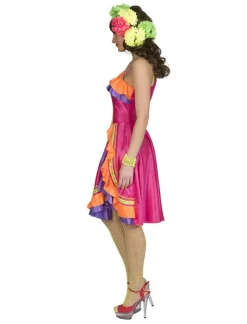 Hot Robe de samba Carribean Cindy - Taille 32/34 Déguisements Adultes