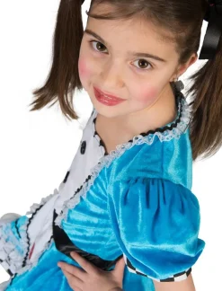 Hot Robe Déguisement Alice au Pays des Merveilles Fille - Taille 140 Enfant Déguisements Enfants