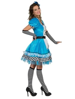 Clearance Robe Déguisement Alice au Pays des Merveilles Femme - Taille 48/50 Déguisements Adultes
