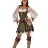 Hot Robe Déguisement Dame Marianne Robin des Bois - Taille 36/38 Déguisements Adultes