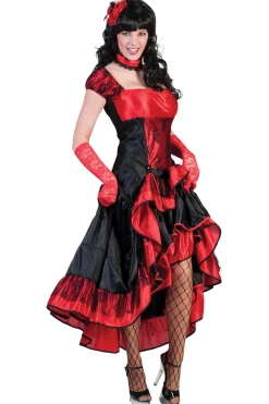 Robe Déguisement Saloon Girl - Taille 36/38 Déguisements Adultes