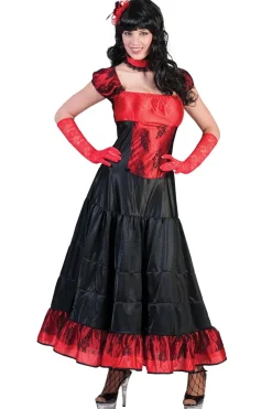 Clearance Robe Déguisement Saloon Girl - Taille 40/42 Déguisements Adultes