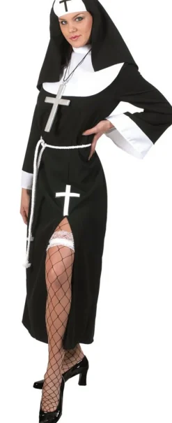 Hot Robe Déguisement Soeur Frederica - Taille 44/46 Déguisements Adultes