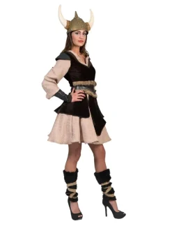 Clearance Robe Déguisement Viking Ragna - Taille 44/46 Déguisements Adultes