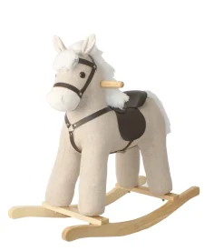 Best Rocking Horse beige avec son Activités Et Détente