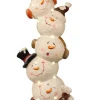 Discount Roi Bonhomme De Neige 30x21x70cm Statues, Figurines Et Maisons