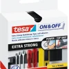 New Ruban auto-agrippant extra-fortes pour fixer des objets lourds 50 mm x 100 m noir Rubans Adhésif