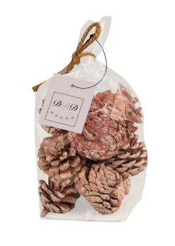 Best Sac de pommes de pin M rose Décoration De Table