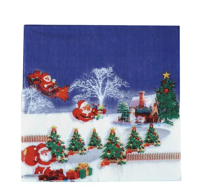 New Serviettes Neige 33X33 cm 20 Pcs Être À Table