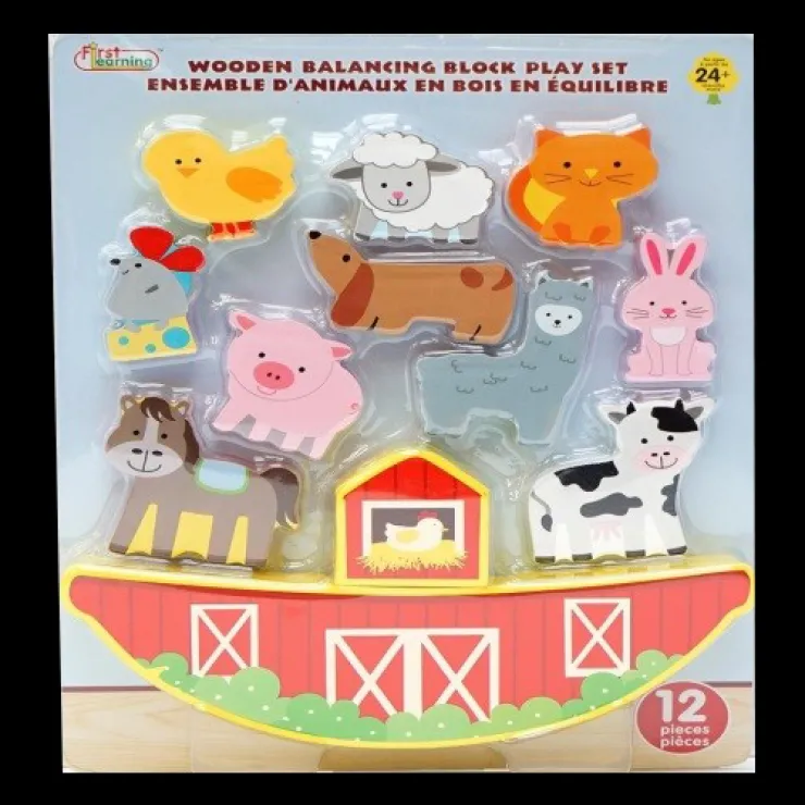 Hot Set animaux de ferme en bois Jouets En Bois