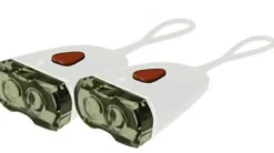 Sale Set d ' éclairages USB 2 Eyes 2 led 3 fonctions Accessoires Vélo
