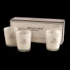 Online Set de 3 bougies parfumées Cotton Blossom Bougies Et Bâtonnets Parfumés