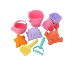 Clearance Set de Plage - 8 pièces Bacs À Sable Et Jouets De Sable