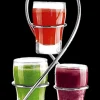 Sale Set of 6 appetizer glasses with stand Verres, Carafes Et Pichets