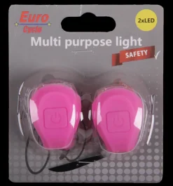 Hot Set pink avant + arrière led Accessoires Vélo