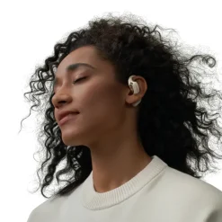 OpenFit Ecouteurs sport sans fil - Beige Audio