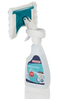 Spray nettoyant pour vitres avec bonnette micro duo Essuies-vitre|Cabines De Douche