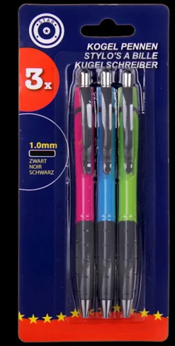 Discount Stylo bleu 3 pièces Stylos Et Stylos À Bille