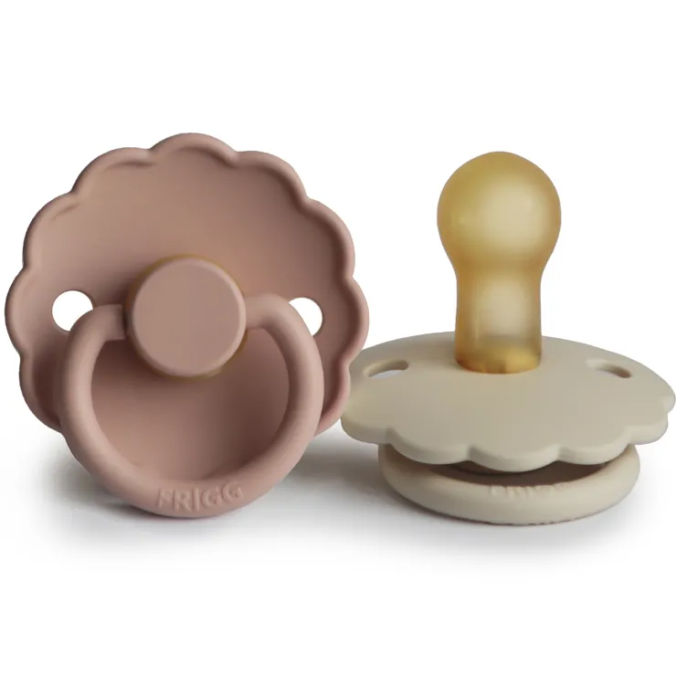 Best Sucette Marguerite Latex Blush/Cream T1 (2 stuks) Tétines Et Attache-tétines