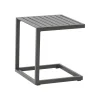 Best Table d'appoint carrée Jenthe - 40x40xH44cm - Aluminium - Anthracite Tables De Jardin|Meubles De Jardin
