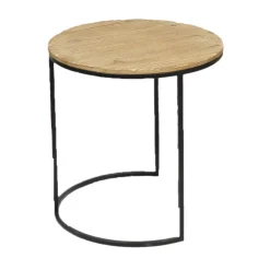 Outlet Table d'appoint 38x38x42,5 cm Tabourets Et Poufs