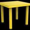 Outlet Table enfants 62x62x56 cm jaune Tables Et Chaises