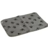 Tapis cage métal patte gris 78 x 55 cm Dormir Confortablement|Dormir Confortablement