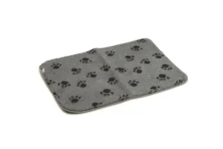 Tapis cage métal patte gris 78 x 55 cm Dormir Confortablement|Dormir Confortablement