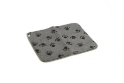 Hot Tapis cage métal patte gris 63 x 55 cm Dormir Confortablement|Dormir Confortablement