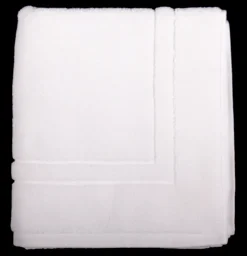 Hot Tapis de bain 50 x 80 cm blanc Linge De Bain
