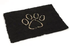 Outlet Tapis dirty dog mat noir 88 x 68 cm Dormir Confortablement