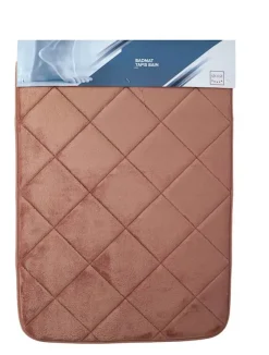 Discount TAPISBAIN CARREAU TAUPE43X60CM Tapis De Bain
