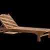 New Teak Chicago lit 200 x 65 cm Bains De Soleil|Meubles De Jardin