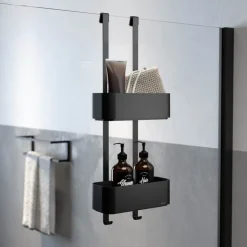 Online Porte-serviettes suspendu 2-Store 25 cm - noir Accessoires De Douche