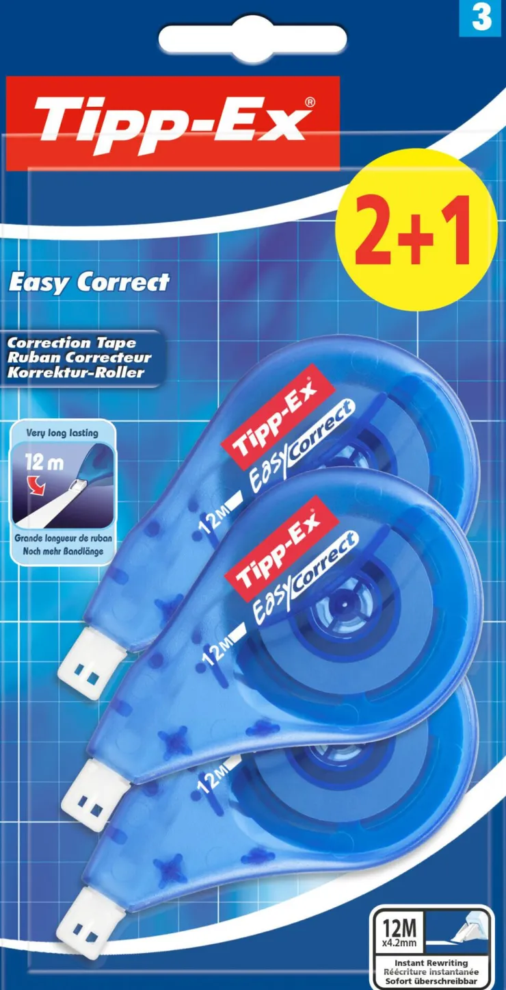 Hot Tipp-ex Easy Correct 2+1 Correcteurs